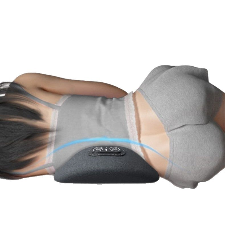 Memory foam heated massage waist pillow waist cushion