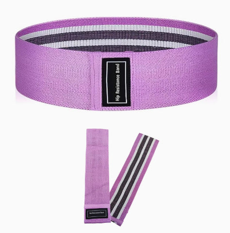 Yoga Mat with Butt Lifting Elastic Resistance Band for Fitness Strength Training and Hip Stretching Pull Force