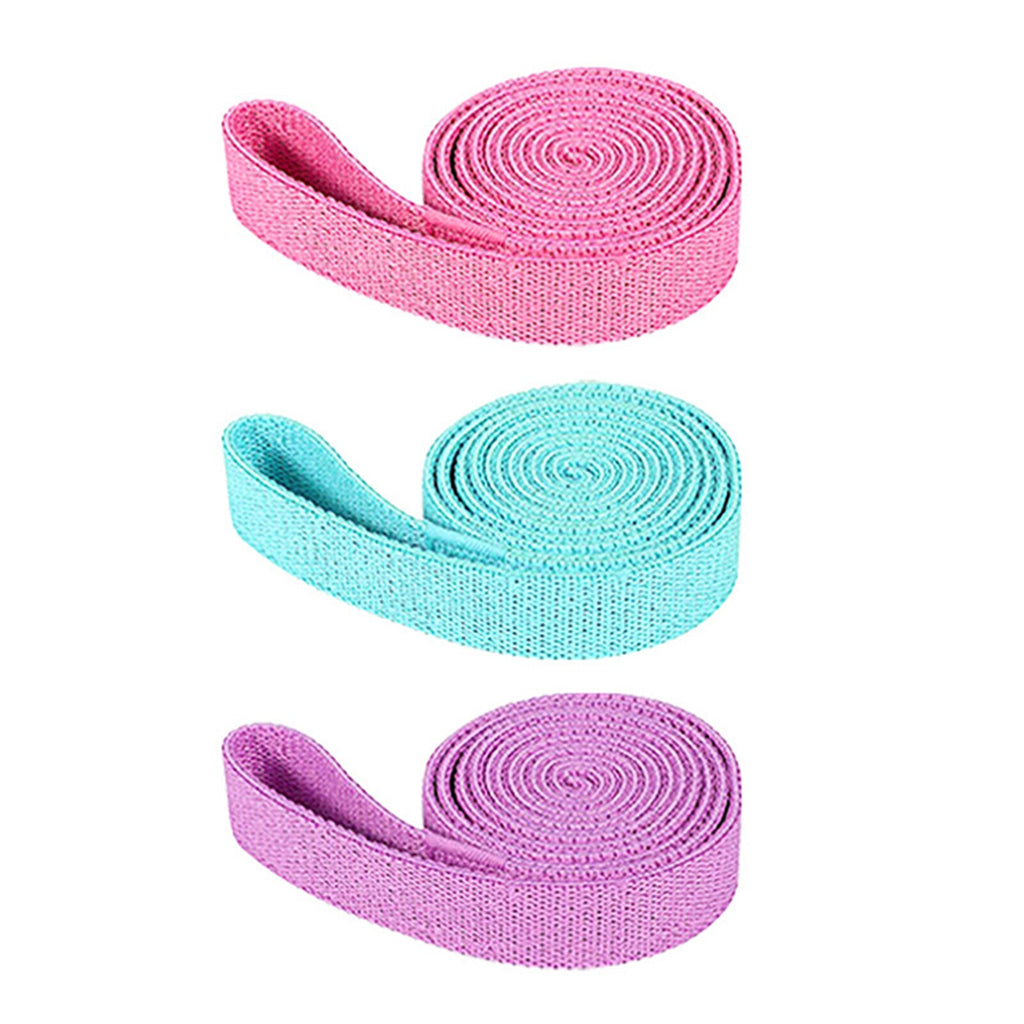 Polyester Cotton Dance Stretch Band for Running Sports Health Care Fitness Body Yoga Rally Band  Pilates Equipment 3pcs