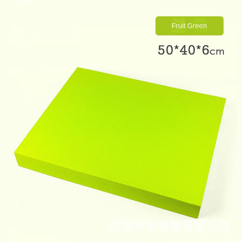 tpe yoga balance mat thickened 6cm kneeling pad for plank support and ab roller fitness mat soft cushion