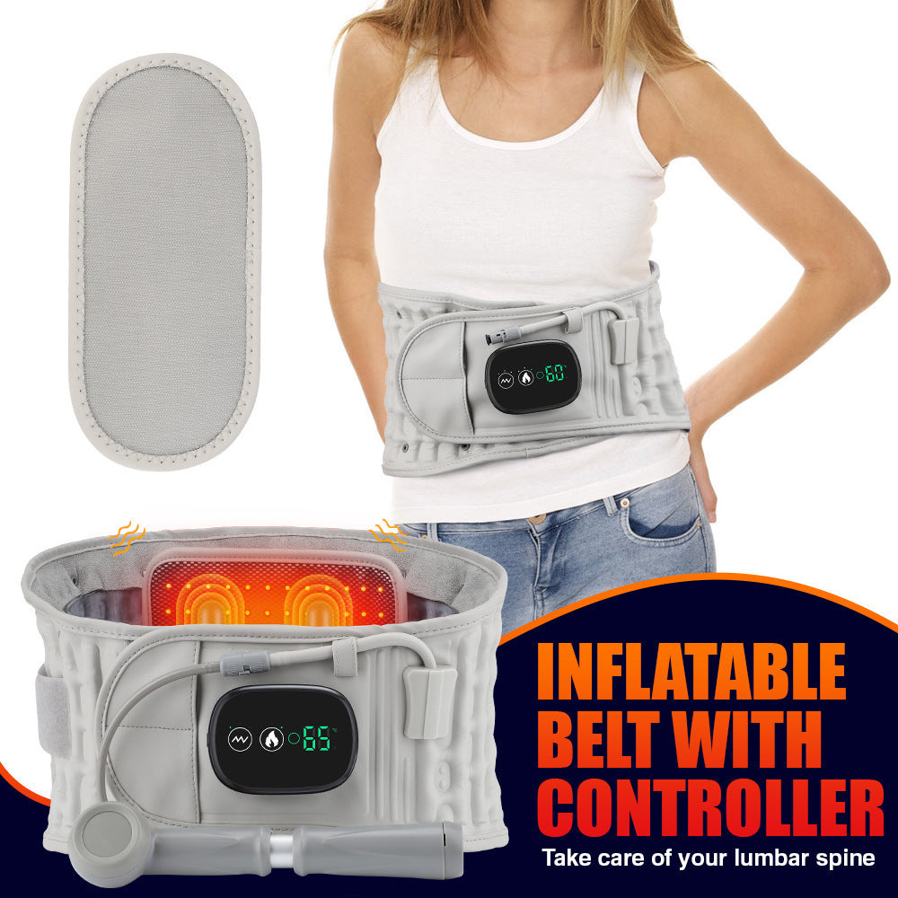 Electric Heating Waist Support with Vibration Massage, Lumbar Stabilization