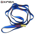 XINDA Professional Outdoor Climbing Rope Climbing Auxiliary Rope Downhill Aerial Yoga Hammock Daisy Ring Sling Equipment