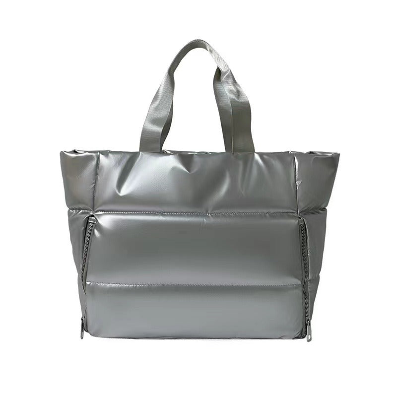 Yoga fitness bag, women's travel bag, dry and wet separation waterproof swimming bag, portable one shoulder travel luggage bag
