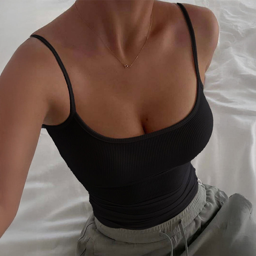 Leisure Y2K Yoga Style Strap T-shirt
