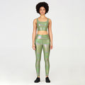 Yoga Suit For Women Model Breathable Solid Color Hot Stamping Yoga Suit Set Exercise Running Fitness Yoga Suit