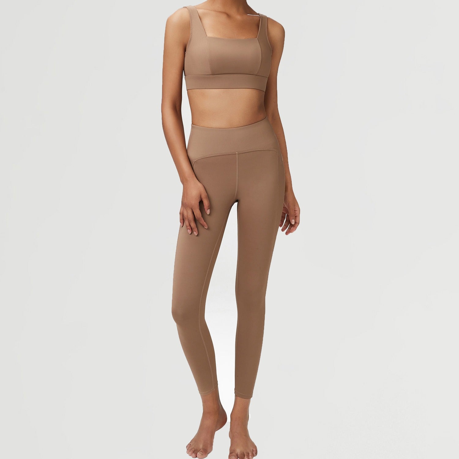European and American yoga suits for women nude fitness suits