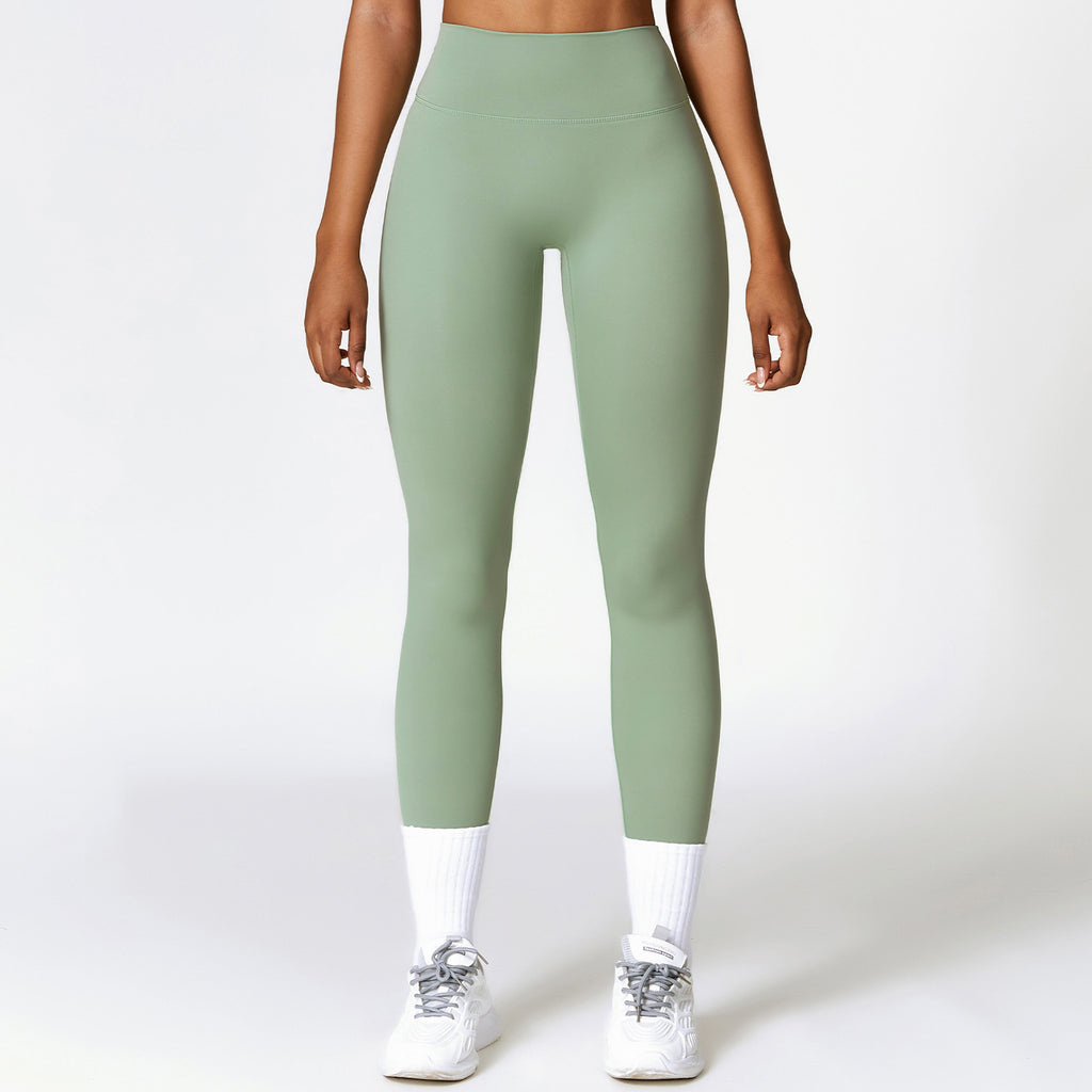 High waisted and hip lifting yoga pants for women