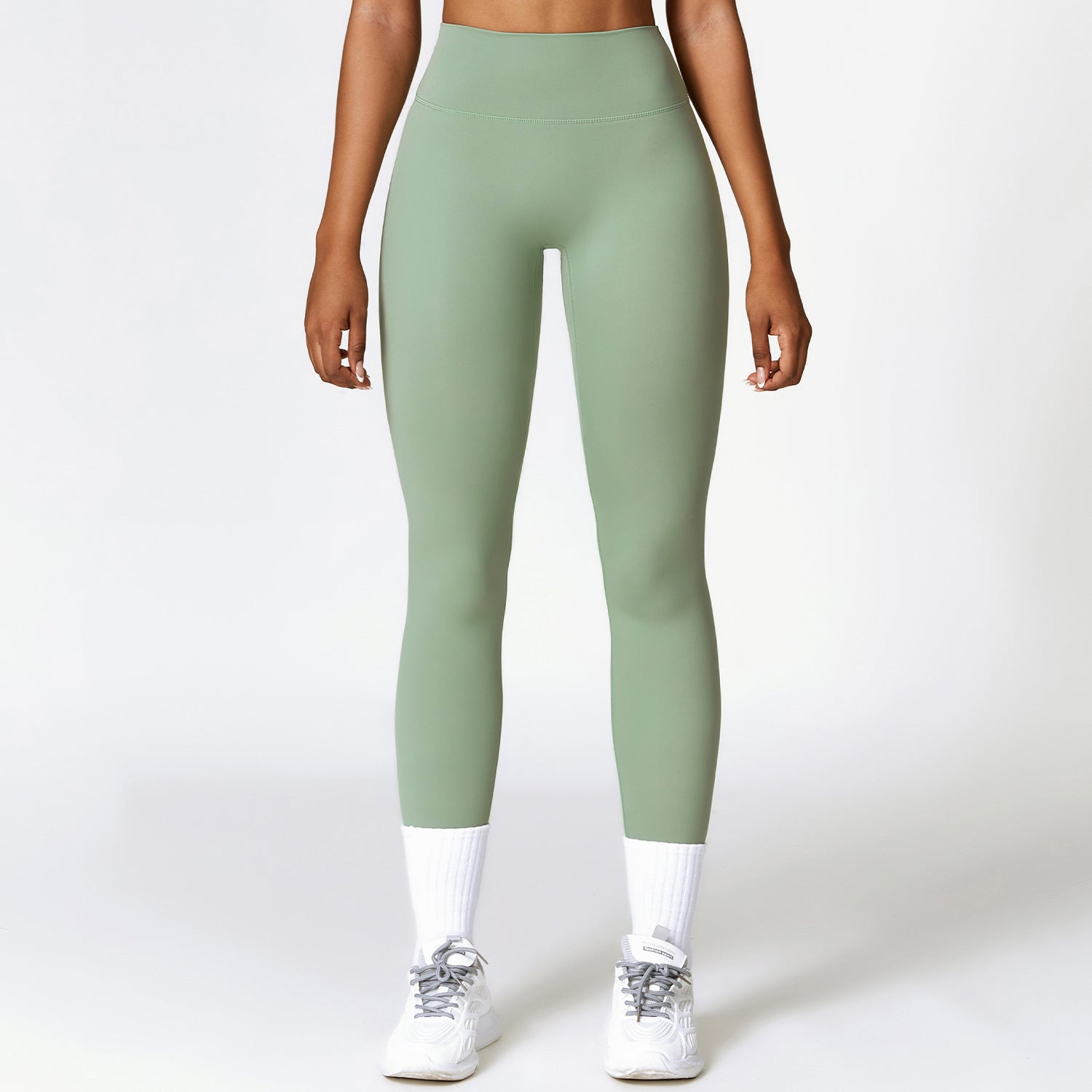 High waisted and hip lifting yoga pants for women