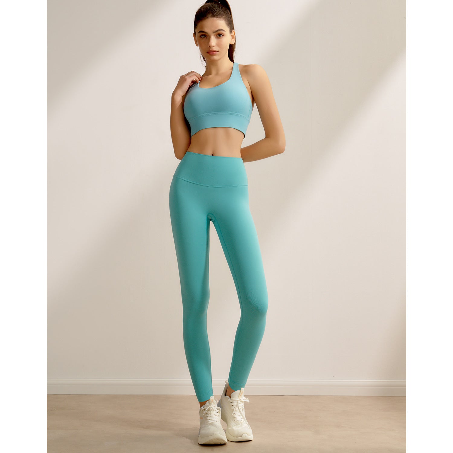 Yoga pants without awkward lines sports and fitness clothes tight fitting high waisted yoga suit for women