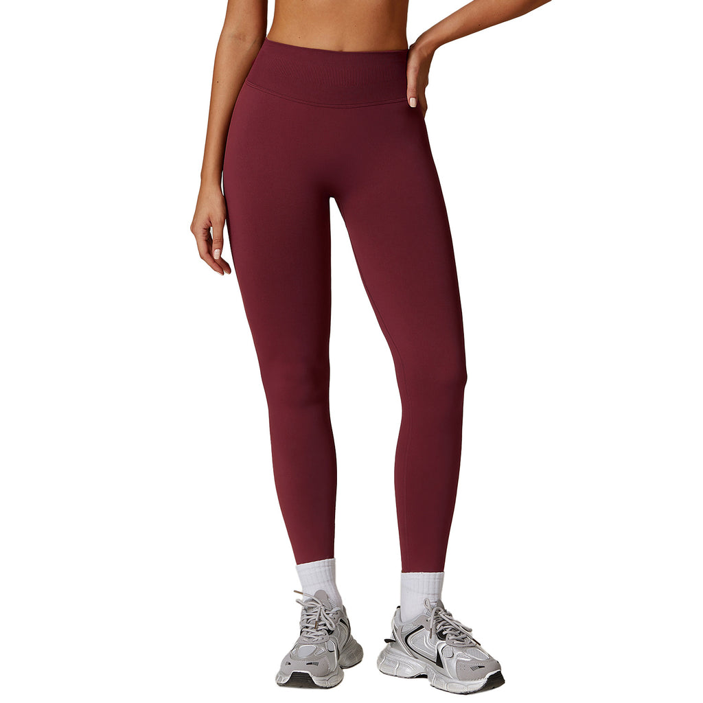 Seamless Tummy Control Yoga Pants for Running and Fitness