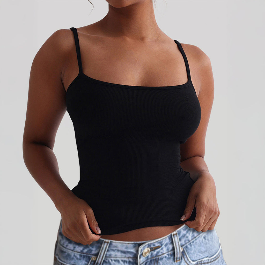 Leisure Y2K Yoga Style Strap T-shirt