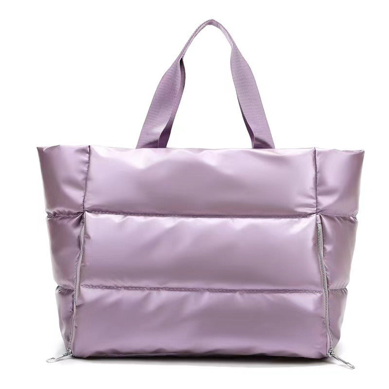 Yoga fitness bag, women's travel bag, dry and wet separation waterproof swimming bag, portable one shoulder travel luggage bag