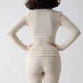 Cotton Jersey Long Sleeve T-Shirt for Home Wear and Yoga