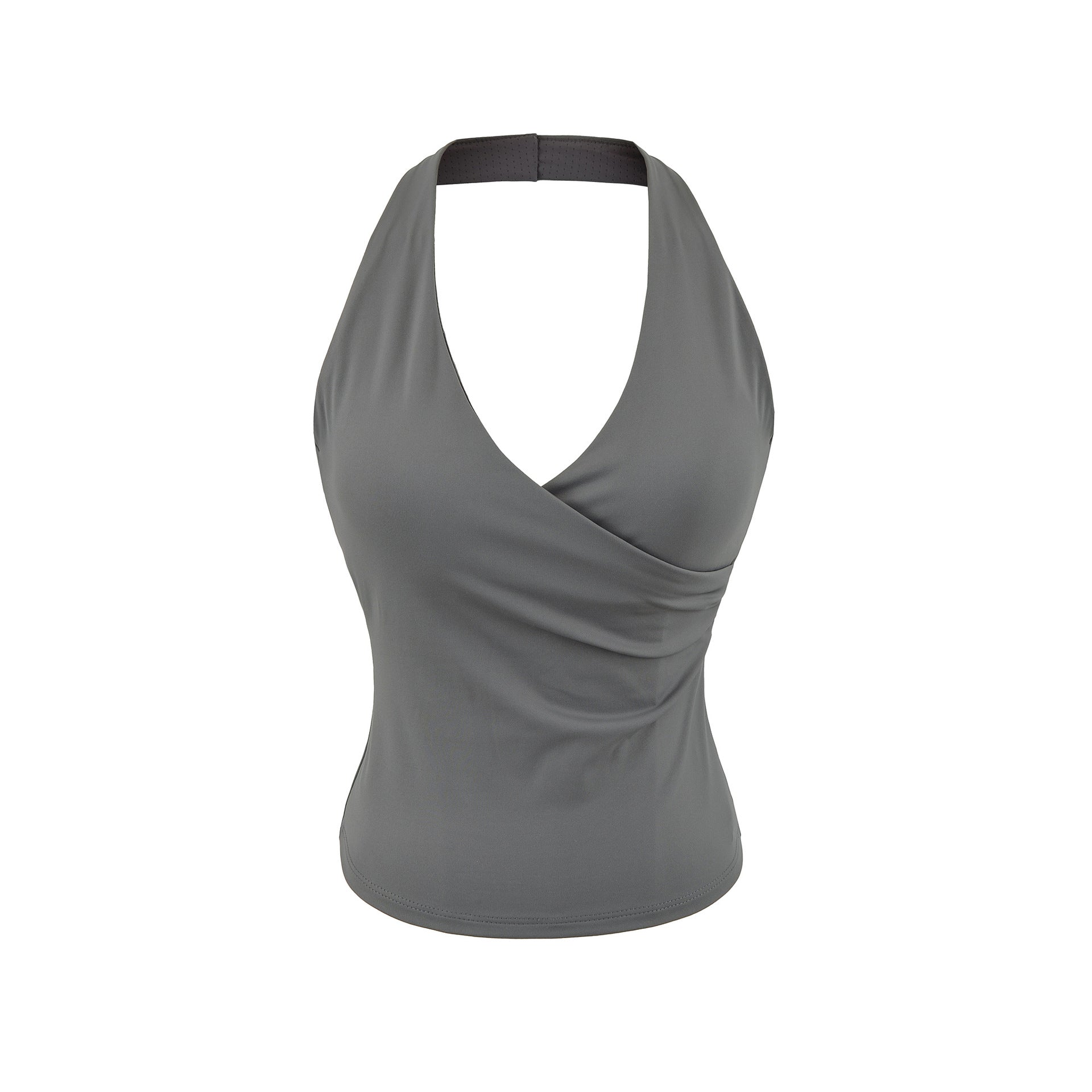 Six-color Strapless Yoga Tank Top for Women with Padded Sports Elastic Top