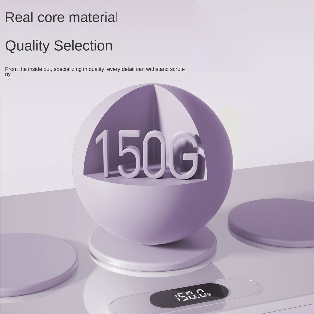 Silicone Yoga Ball Fitness Fascia Ball Pilates Neck Mask Ball Solid Foot Massage Ball