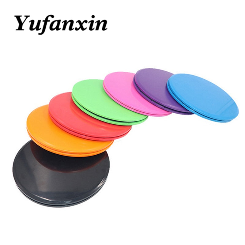 2PCS Sliding Slider Gliding Discs Fitness Disc Exercise Sliding Plate For Yoga Gym Abdominal Core Training Exercise Equipment