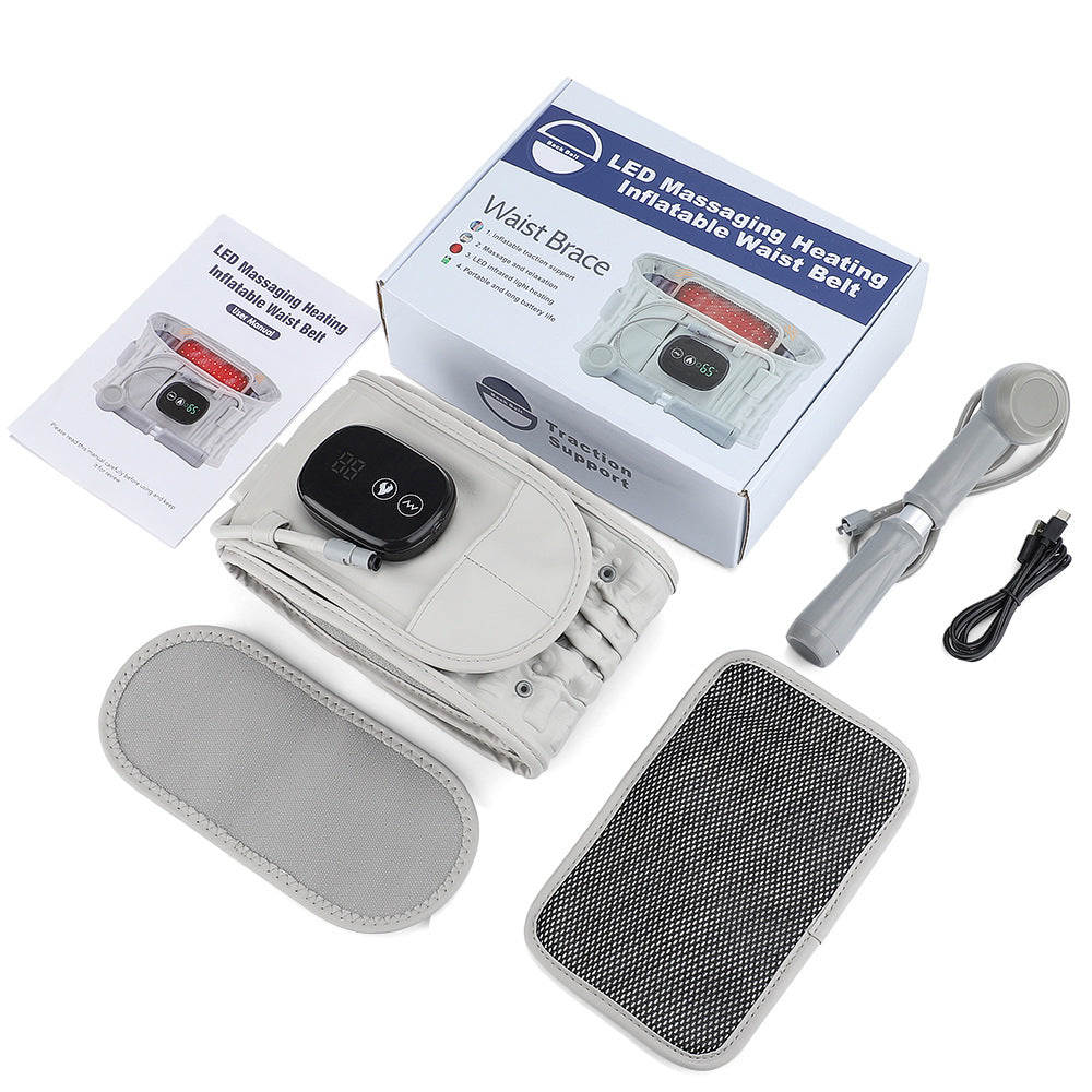 Electric Heating Waist Support with Vibration Massage, Lumbar Stabilization
