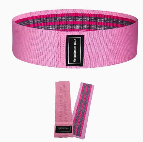 Yoga Mat with Butt Lifting Elastic Resistance Band for Fitness Strength Training and Hip Stretching Pull Force
