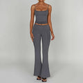 Sports Yoga Strapless Long Pants Set for Women